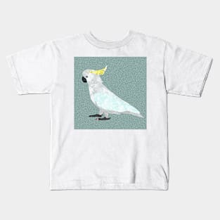 Marbled Paper Cockatoo Kids T-Shirt